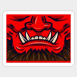 Werewolf strong face Sticker